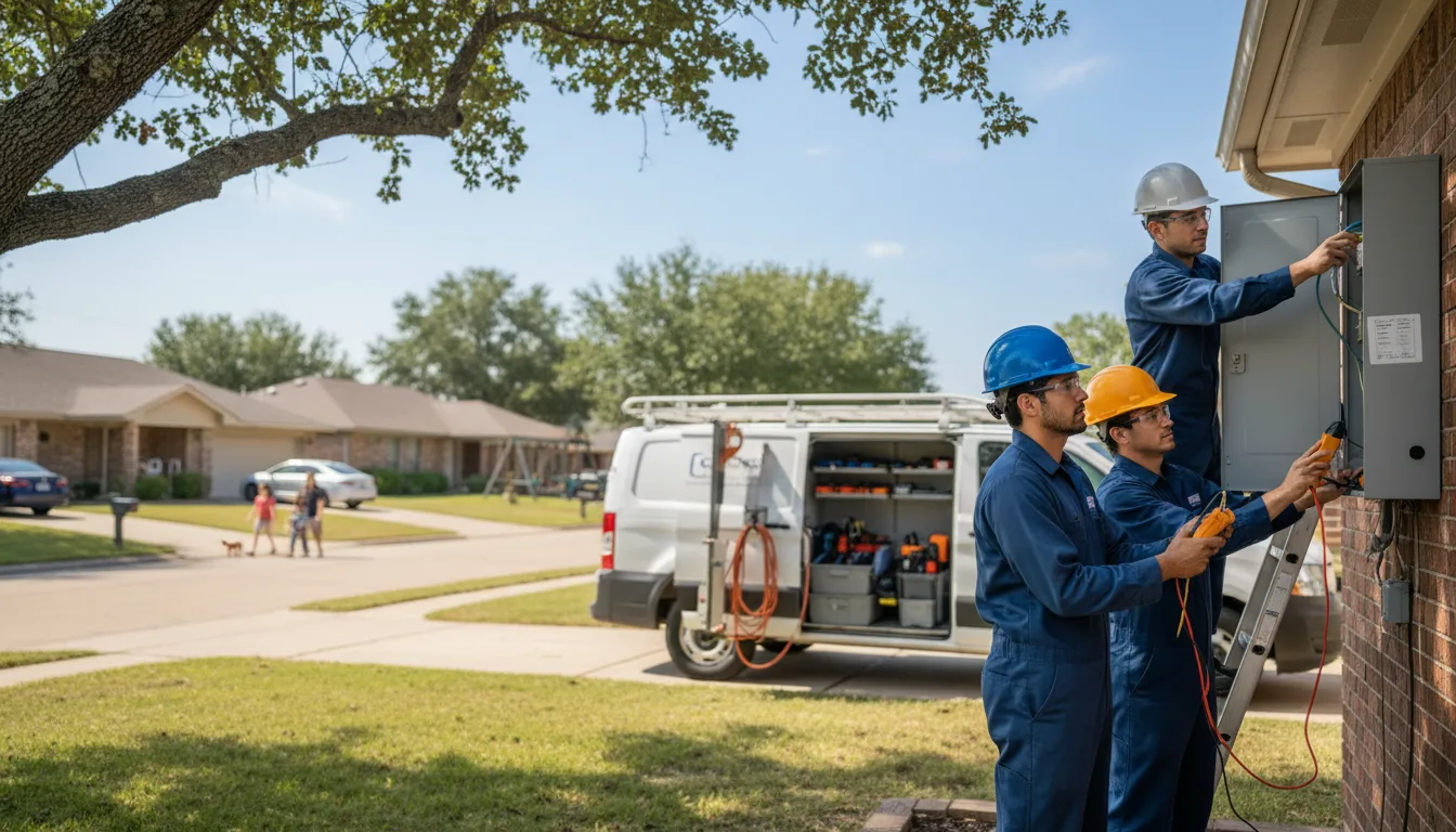Certified electrician providing emergency electrical services in Gwynneville, IN